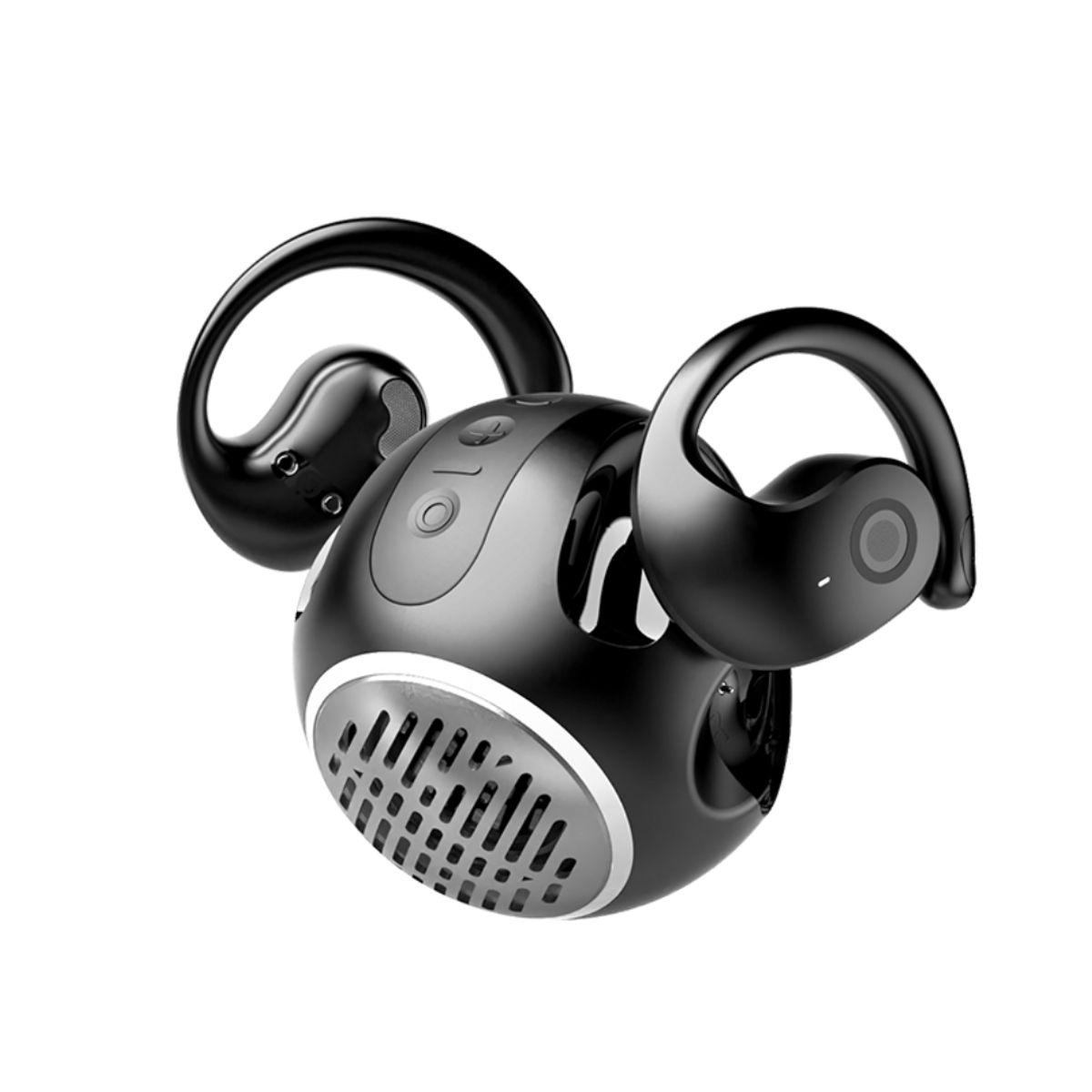 GENERICO - Audífonos OWS y Mini Parlante Inalámbrico LX08 2 en 1 Negro