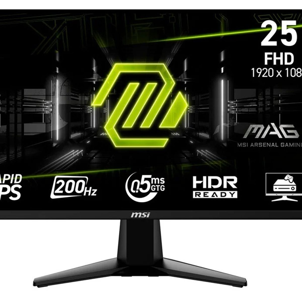 MSI - MONITOR GAMING MSI 25 MAG 255F RAPID IPS FULL HD 200HZ 05MS HDMI DP