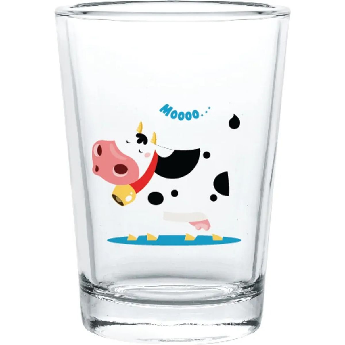 CRISTAR - Set x6 Vaso Herradura Con diseño Vaca 2020 Cristar.