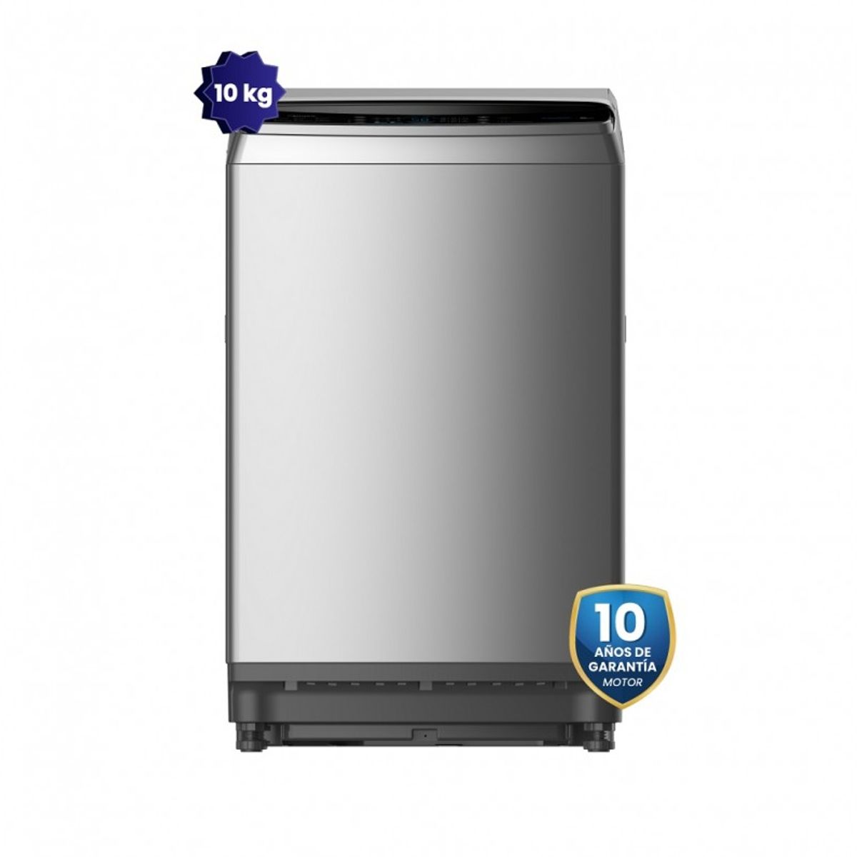 MIDEA - Lavadora Automática Carga Superior 10Kg Dark Silver Midea MA200W100G
