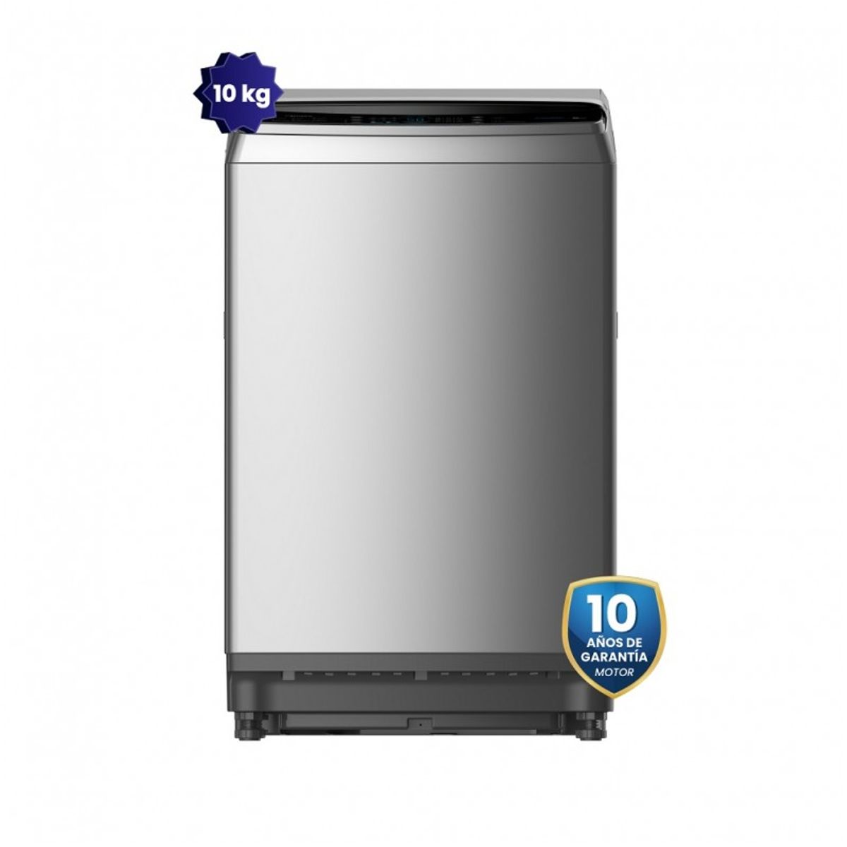 MIDEA - Lavadora Automática Carga Superior 10Kg Dark Silver Midea MA200W100G