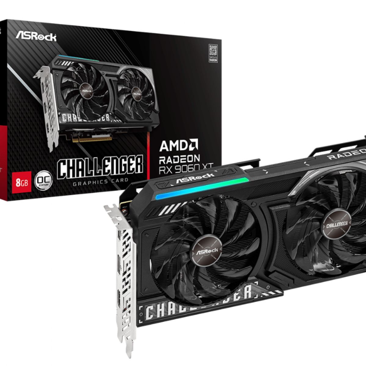 ASROCK - Tarjeta Video ASRock AMD Radeon RX 9060 XT Challenger OC