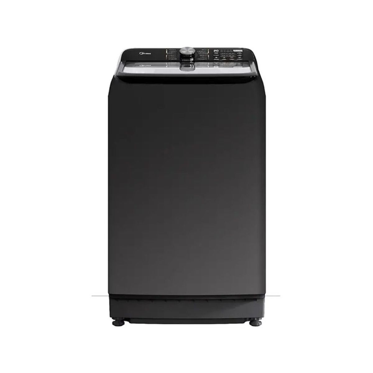 MIDEA - Lavadora Automática Carga Superior 18Kg Titanium Black Midea MA512W180T-PE