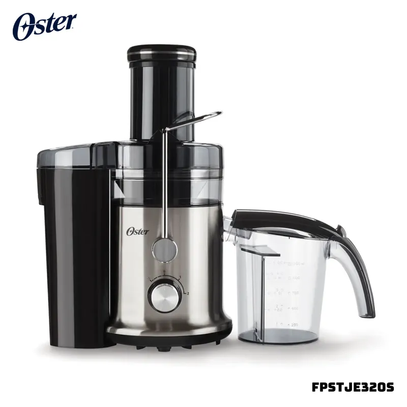OSTER - EXTRACTOR DE JUGOS OSTER PLATEADO BOCA ANCHA - FPSTJE320S