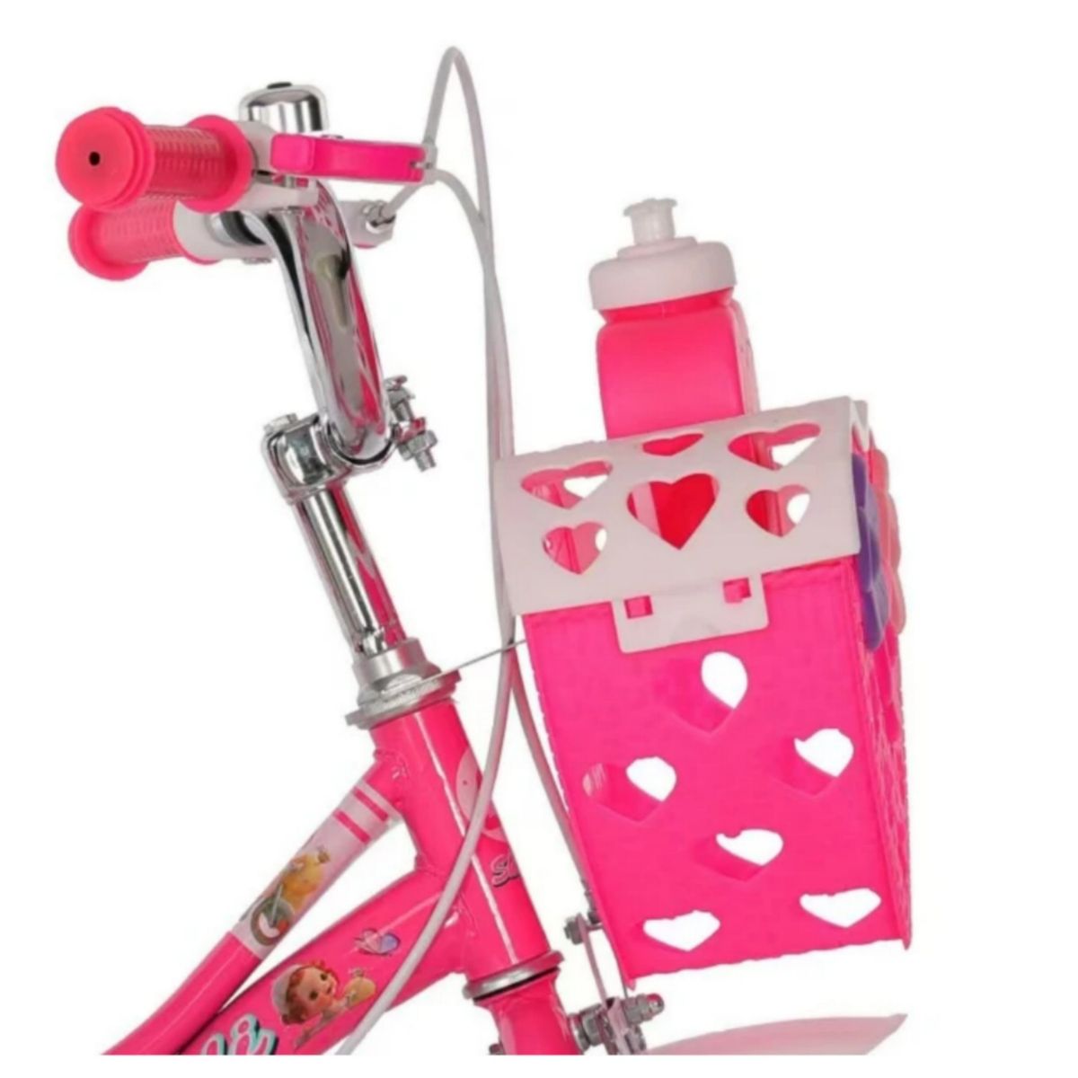 GENERICO - Bicicleta para niña infantil aro 20 fucsia