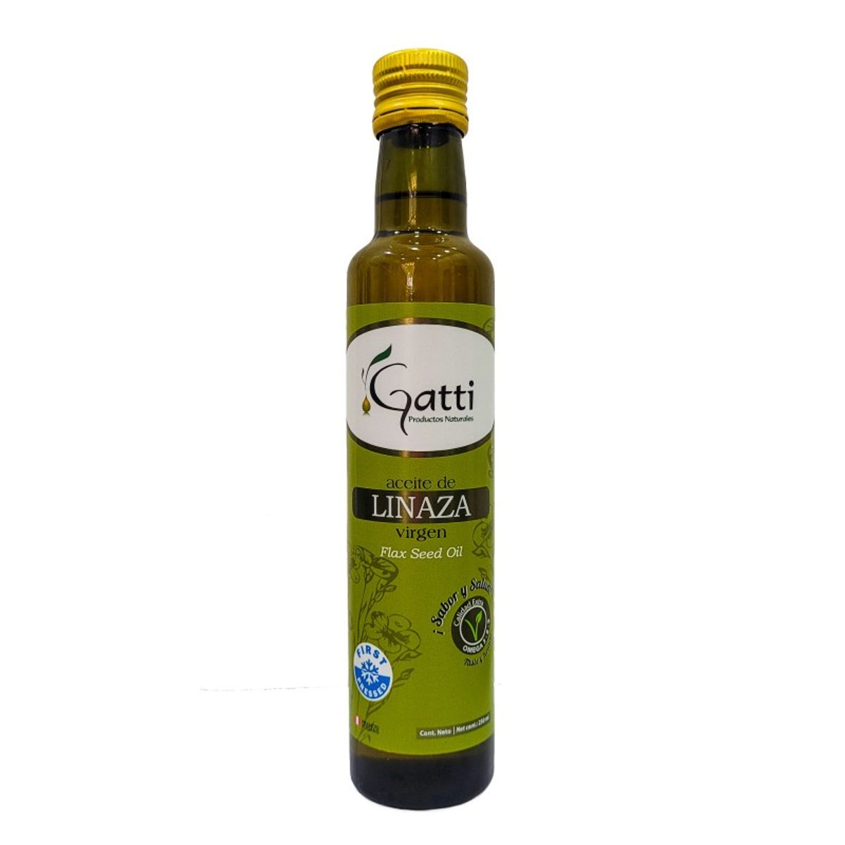 GATTI - Aceite de Linaza Virgen x 250 ml - Gatti