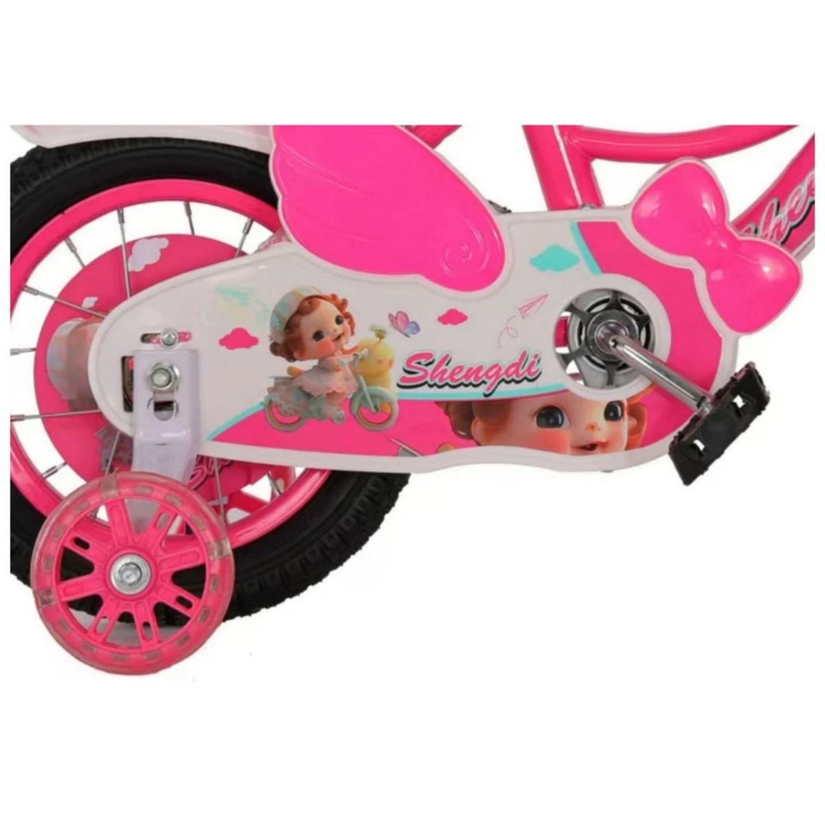 GENERICO - Bicicleta para niña infantil aro 20 rodado