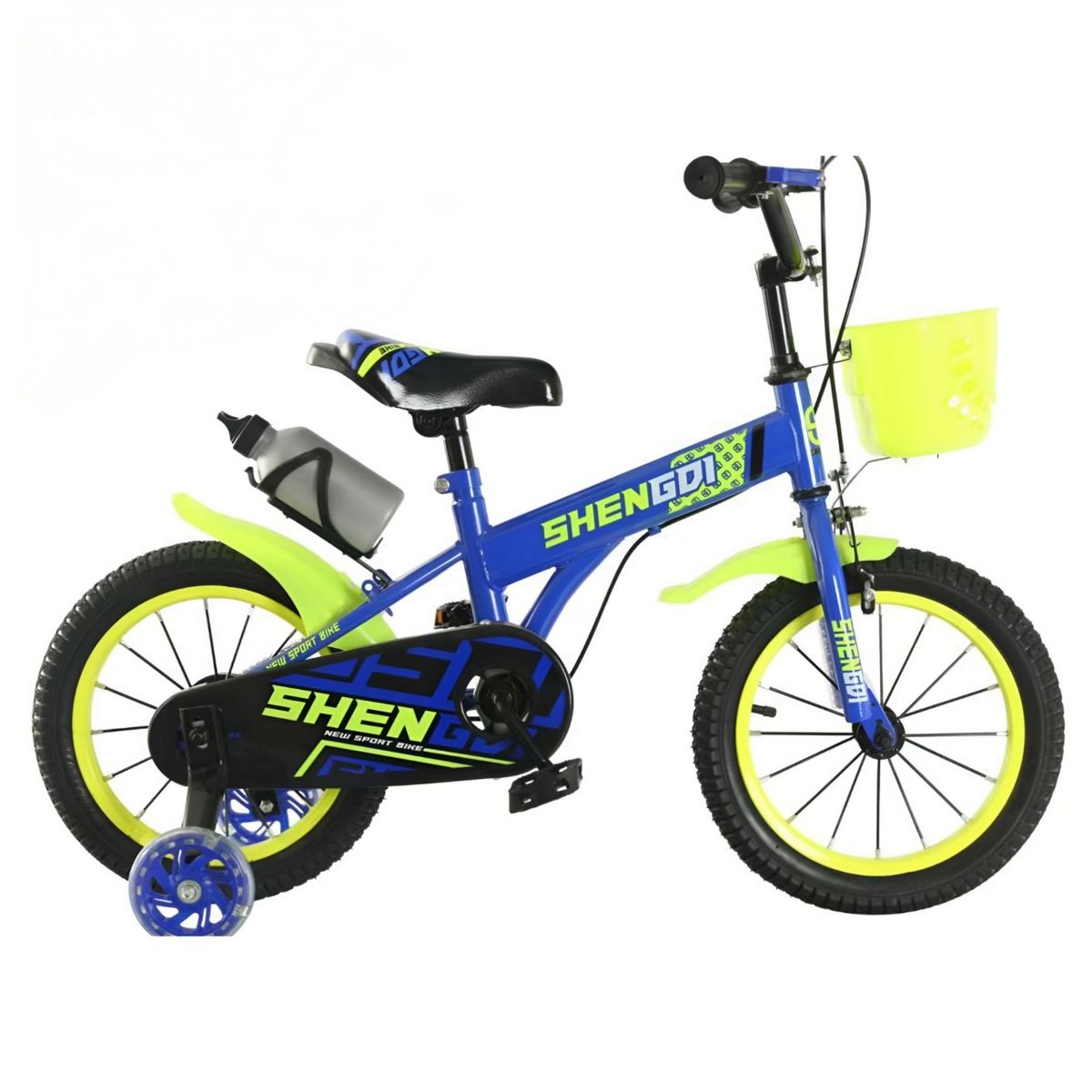 GENERICO - Bicicleta para niña infantil aro 12 azul
