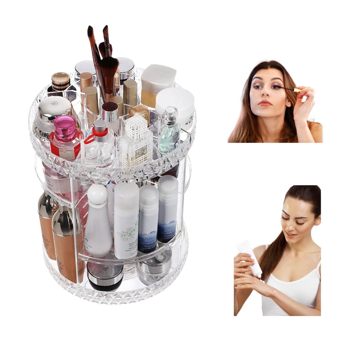 GENERICO - Organizador De Cosméticos y Maquillaje Giratorio