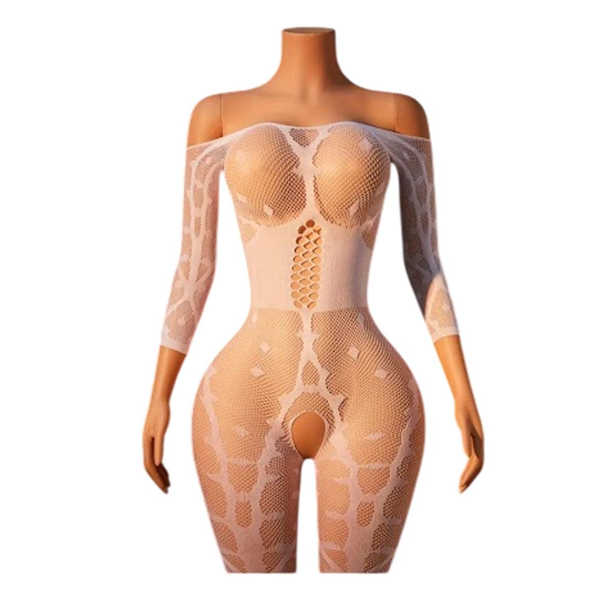 GENERICO - LENCERIA MALLA  CATSUIT