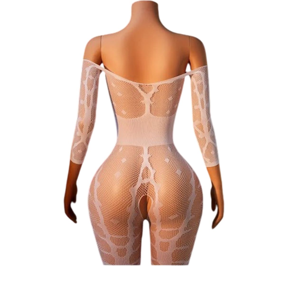 GENERICO - LENCERIA MALLA  CATSUIT