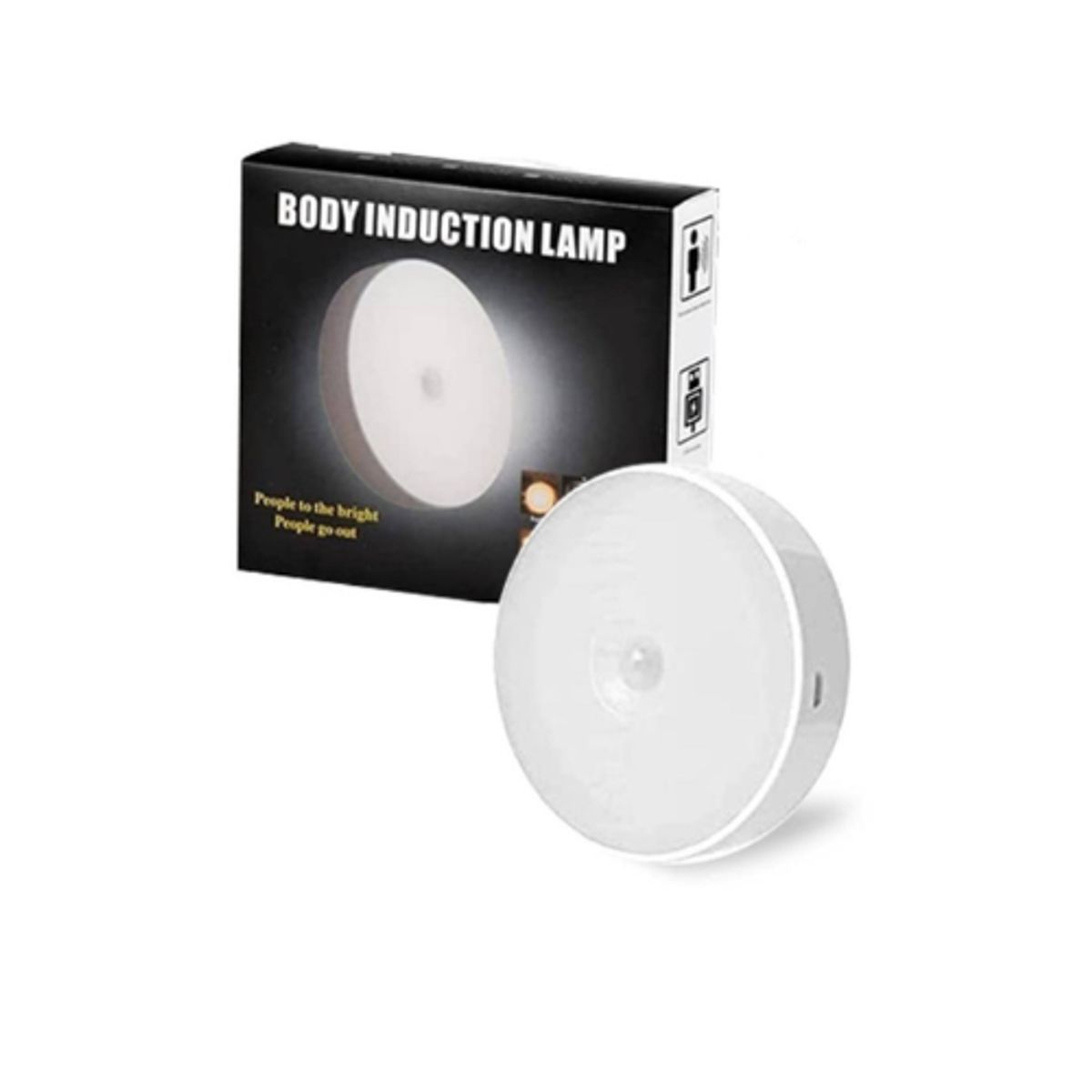 GENERICO - Foco Lámpara LED con Sensor de Movimiento Recargable USB