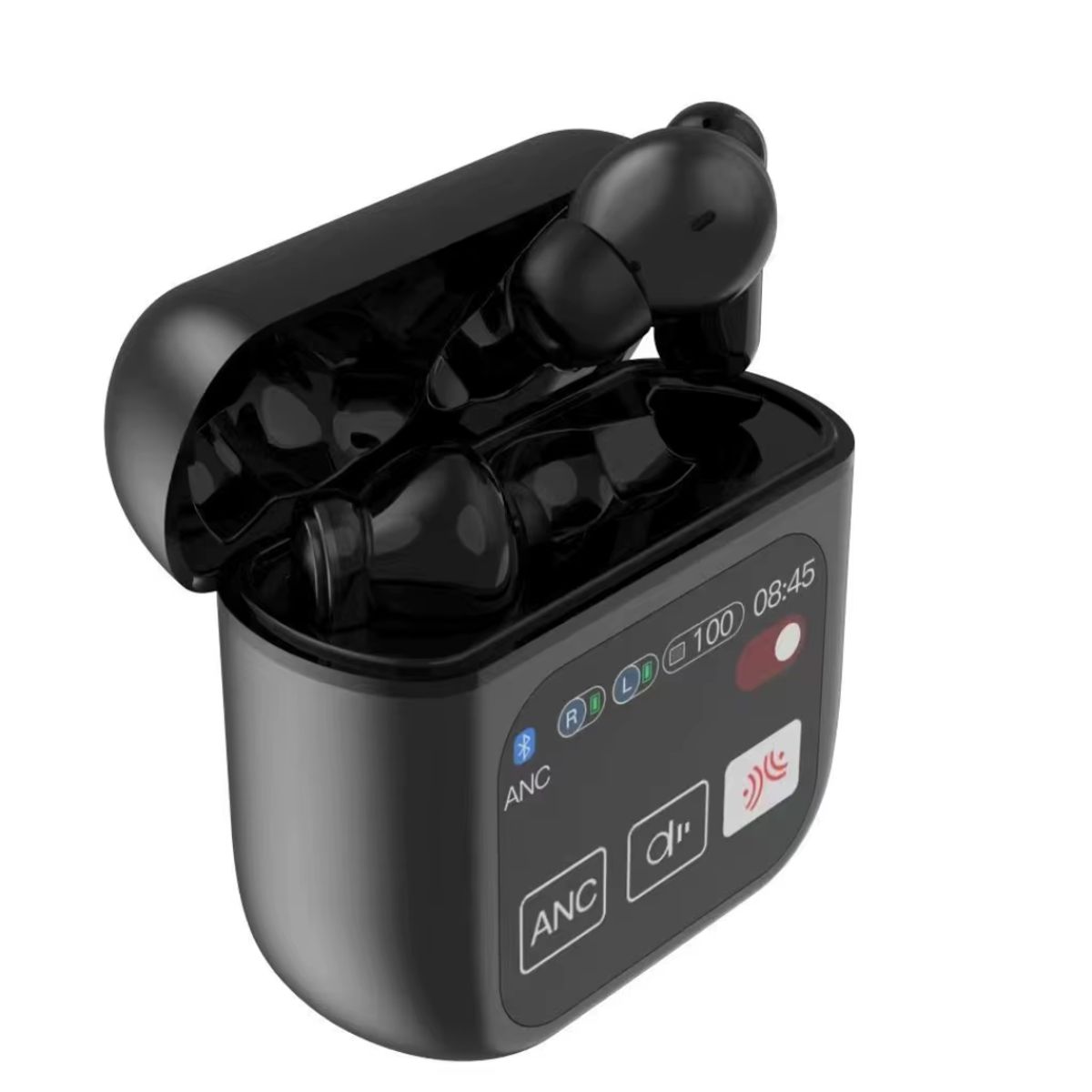 GENERICO - Auriculares Inalámbricos Bluetooth SE60 con Pantalla táctil Negro