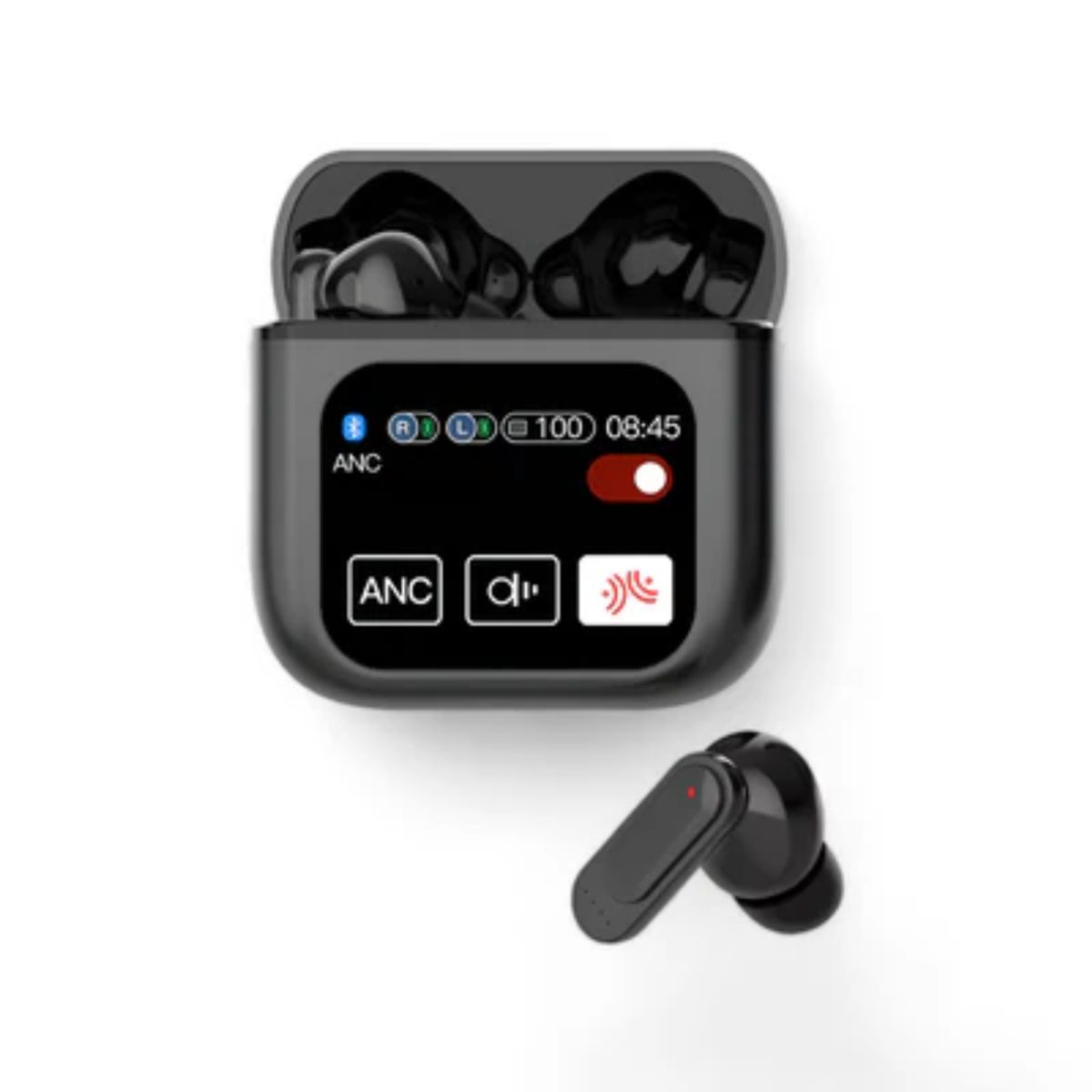 GENERICO - Auriculares Inalámbricos Bluetooth SE60 con Pantalla táctil Negro