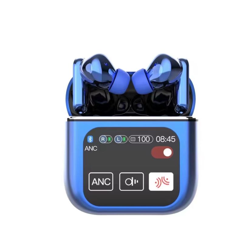 GENERICO - Auriculares Inalámbricos Bluetooth SE60 Pantalla táctil Azulino