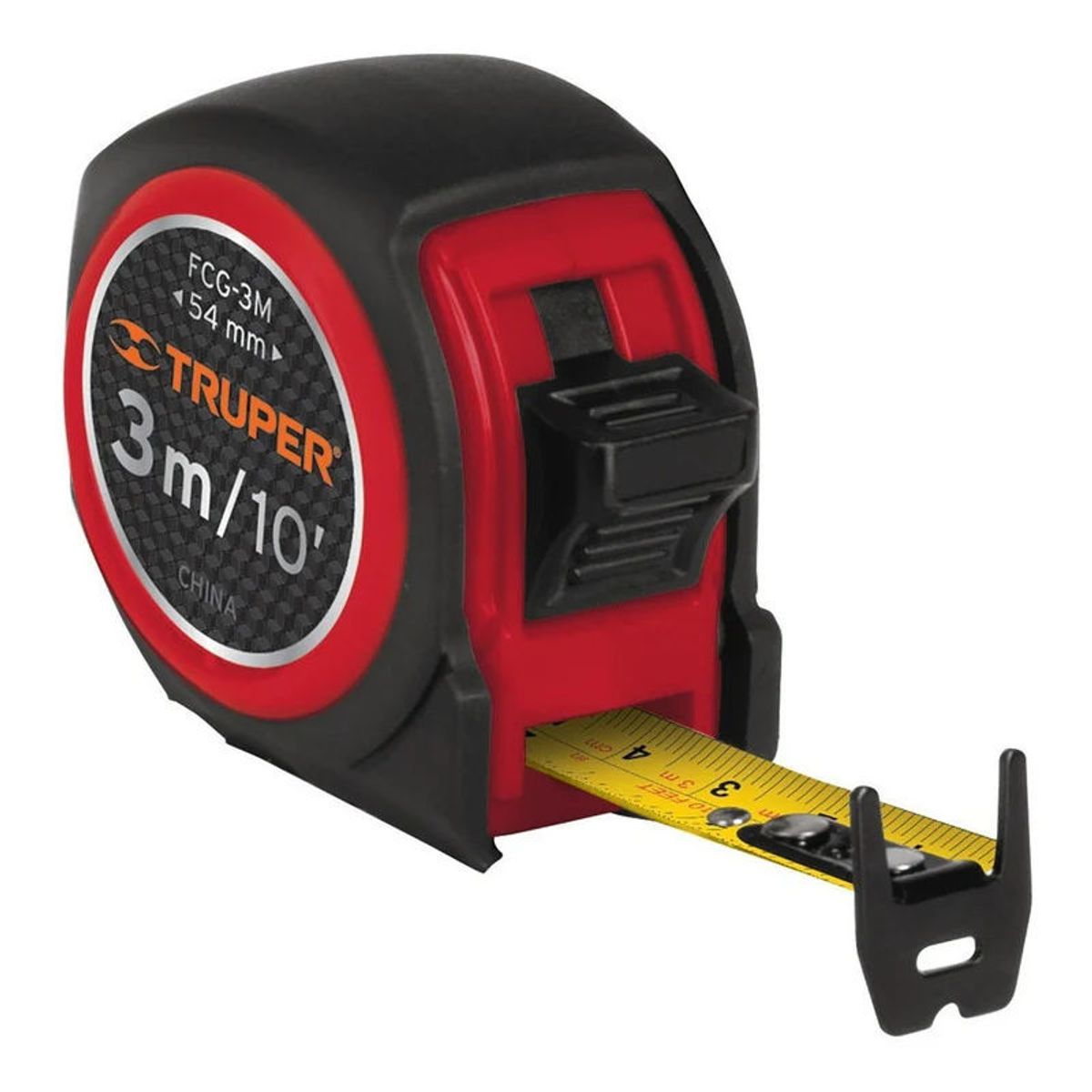 TRUPER - Wincha Compacta Contra Impactos 3 M Cinta 16 Mm Truper - 12771