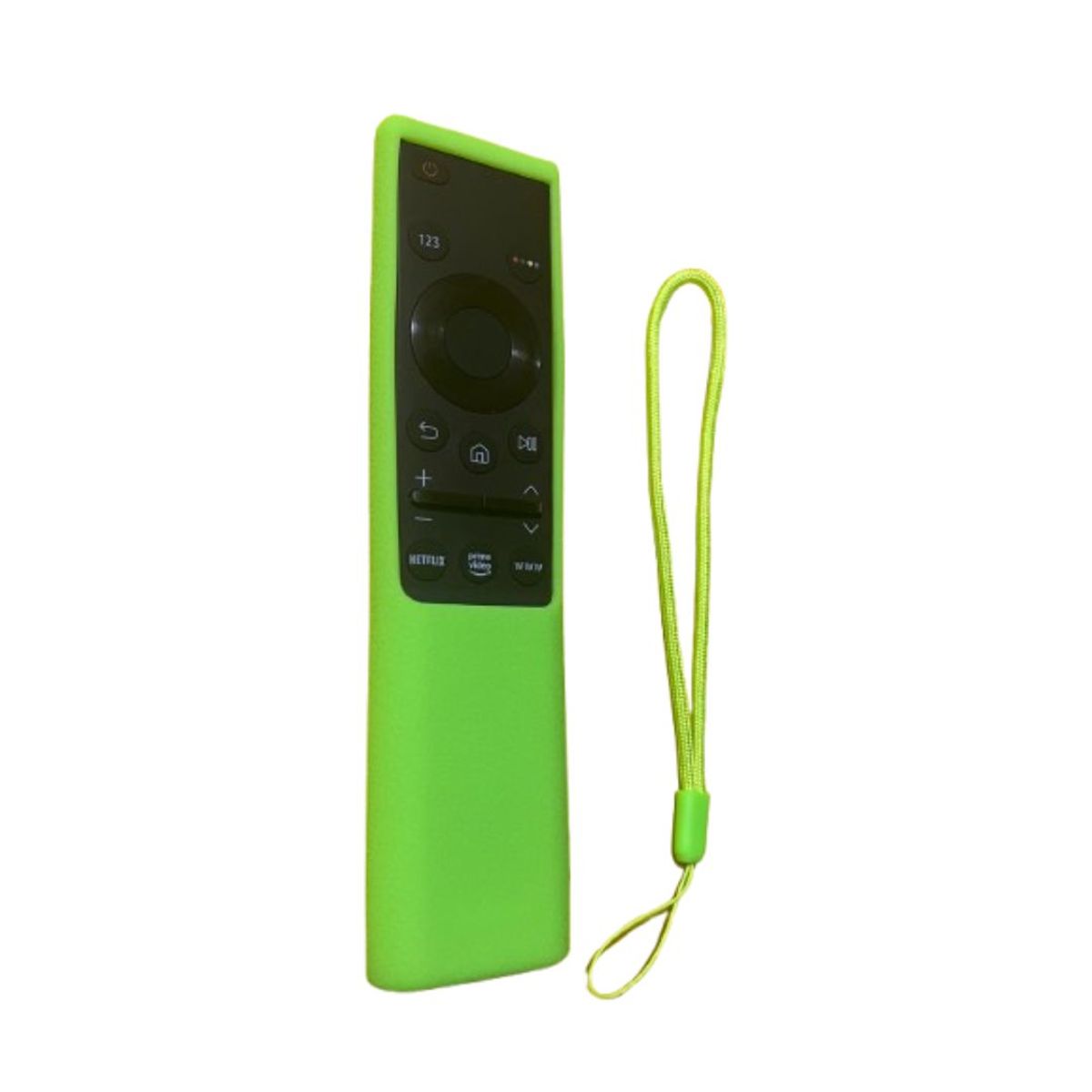 CASE - Funda para control samsung smart verde fosforescente