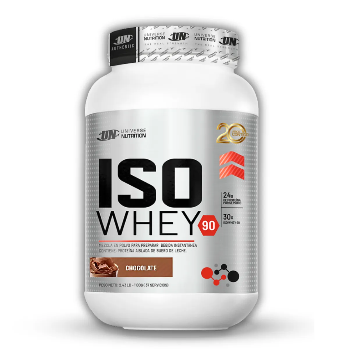 UNIVERSE NUTRITION - ISOWHEY90 DE 1kg CHOCOLATE - PROTEÍNA ISOLATADA