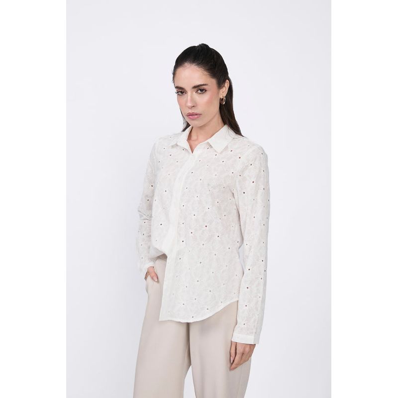 BANATY - BLUSA ANISHA CAMISERO CON BOTONES DE MUJER