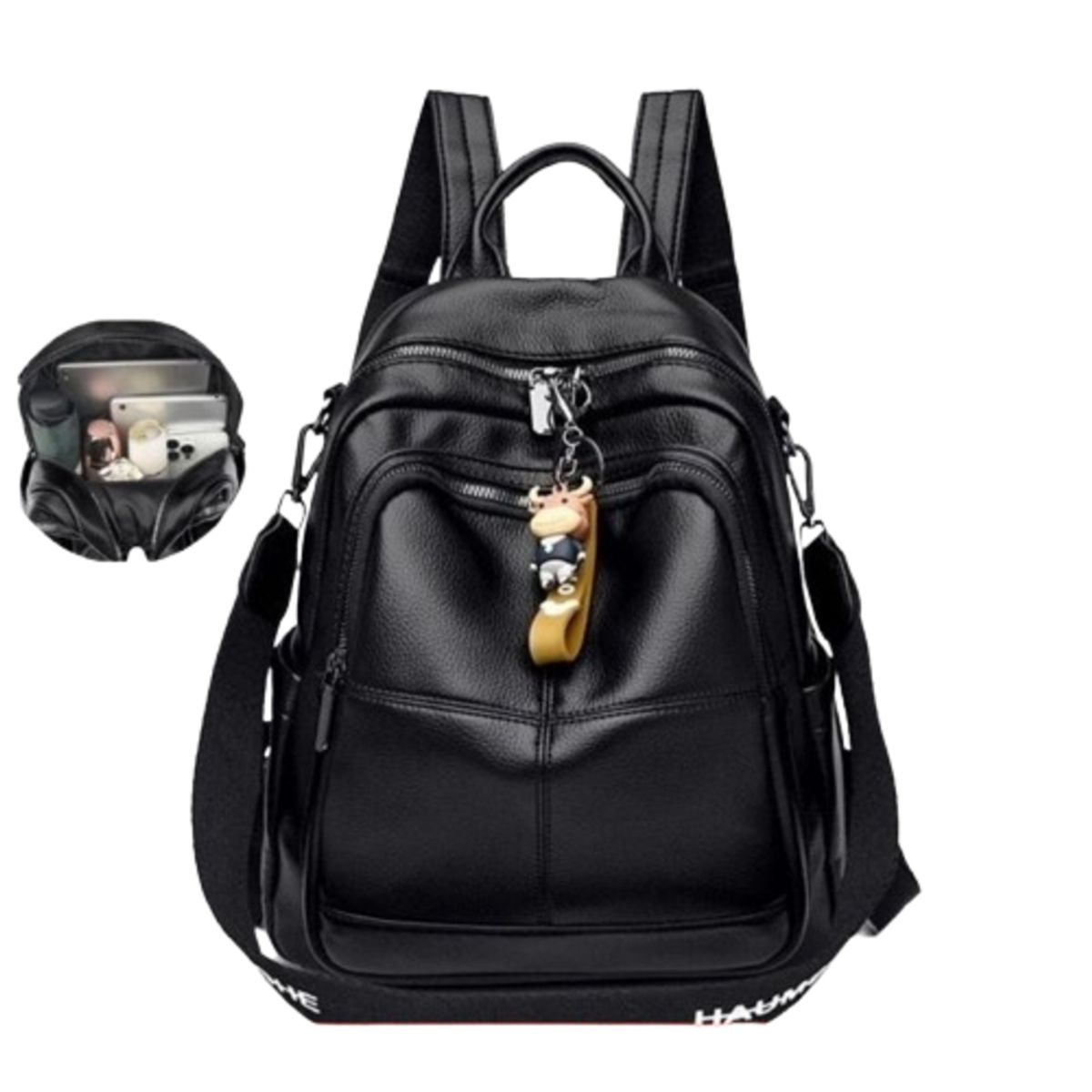 GENERICO - Mochila Bolso - aesthetic 8575-11 BLACK
