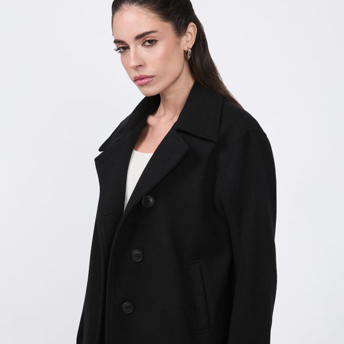 BANATY - CASACA SEMIOVERSIZE KENIA CON FORRO PARA MUJER