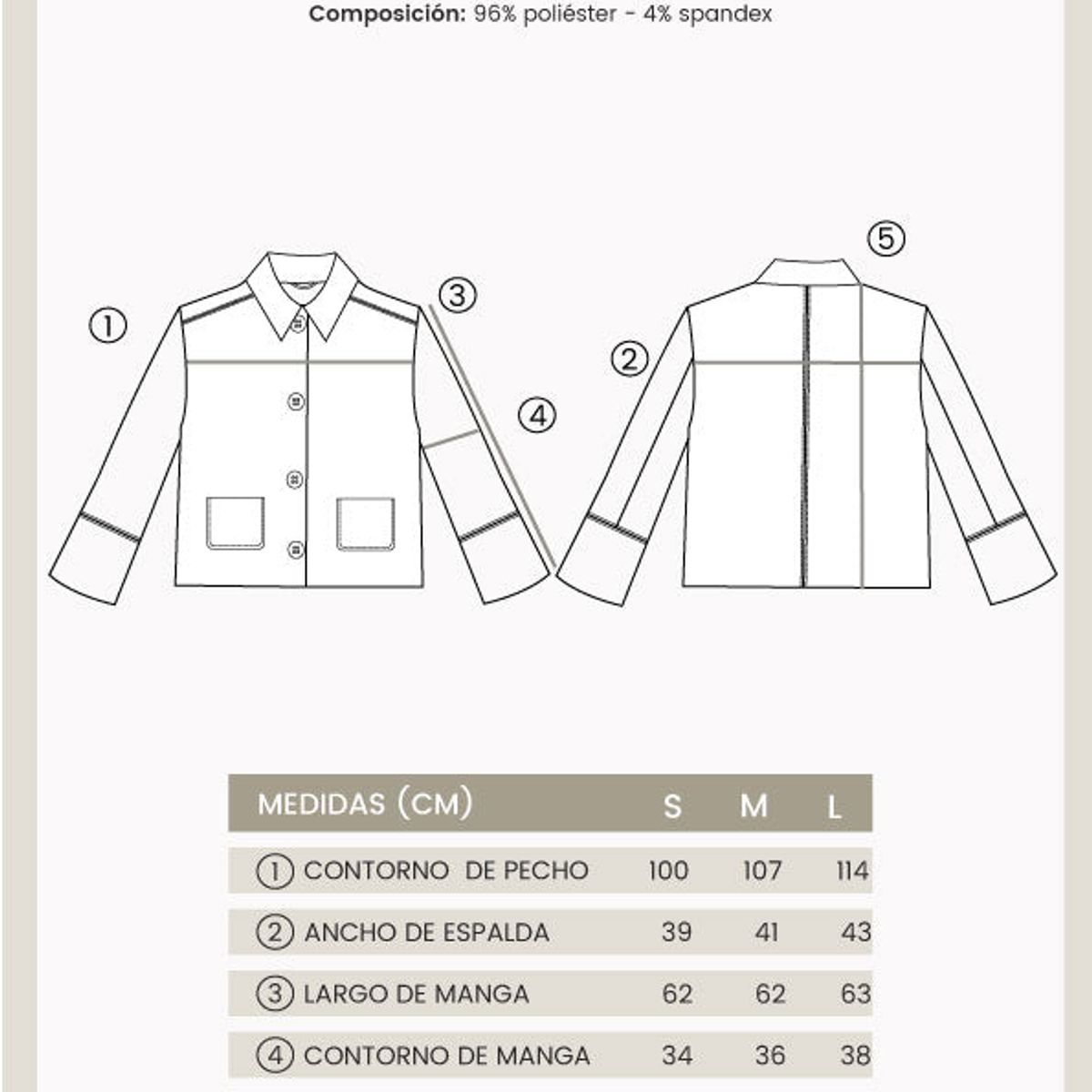 BANATY - CASACA SEMIOVERSIZE KENIA CON FORRO PARA MUJER