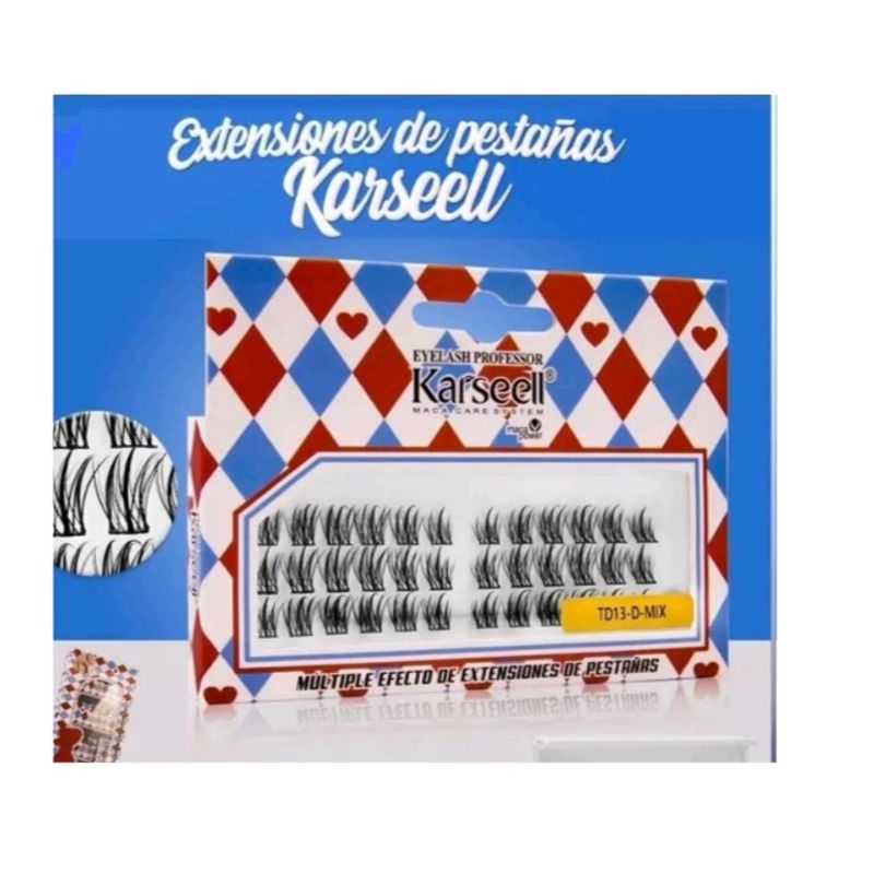 GENERICO - Pestañas postisas 1x 1 para dama