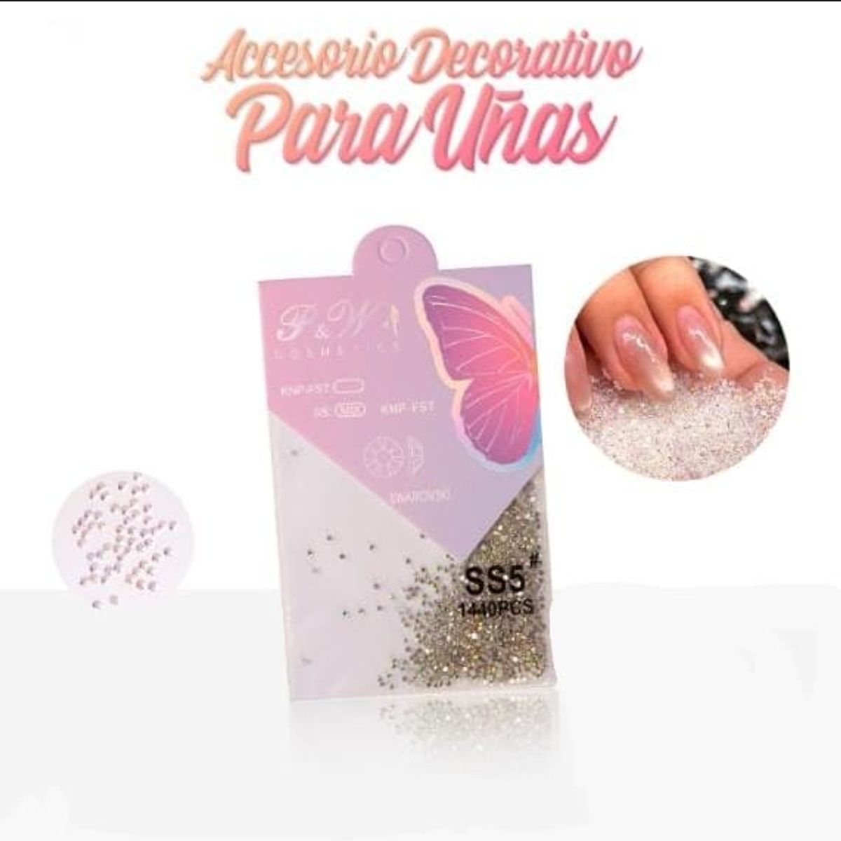 GENERICO - Brillo  decorativas para uñas