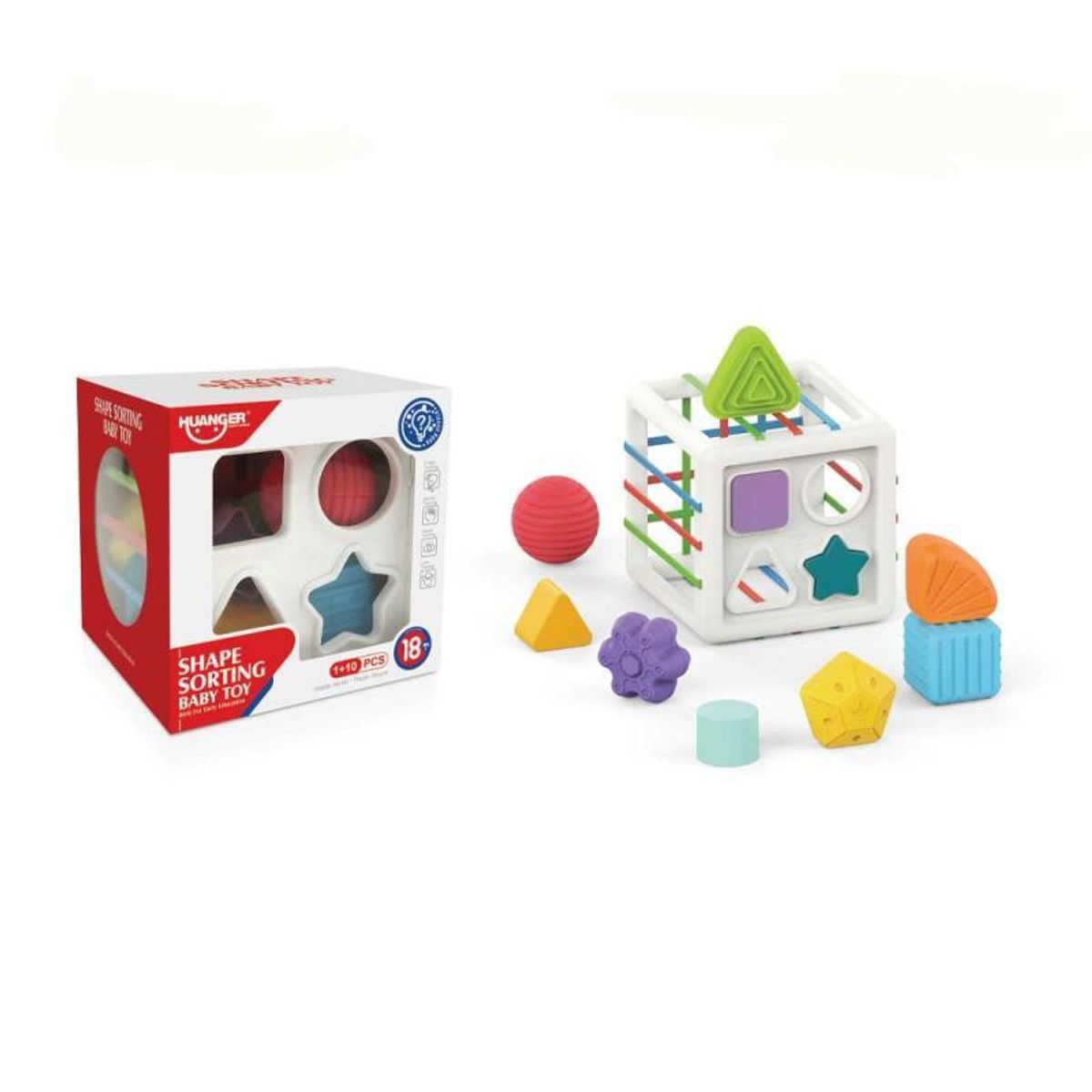 GENERICO - Cubo de búsqueda de formas para niños