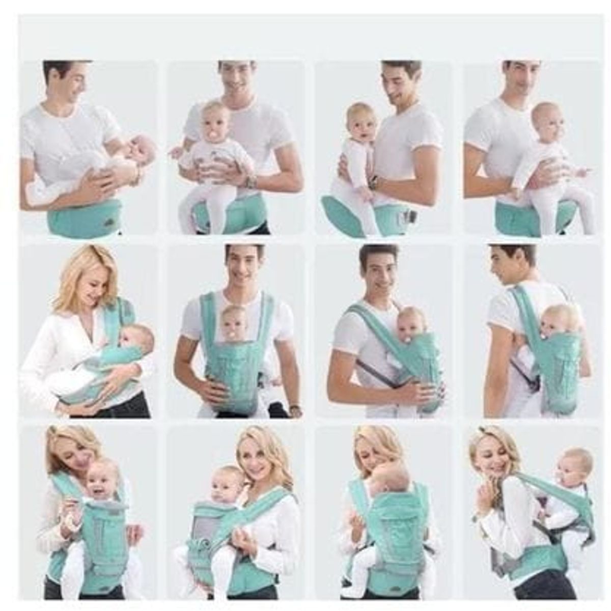 GENERICO - Canguro Ergonómico Ballenita para Bebé