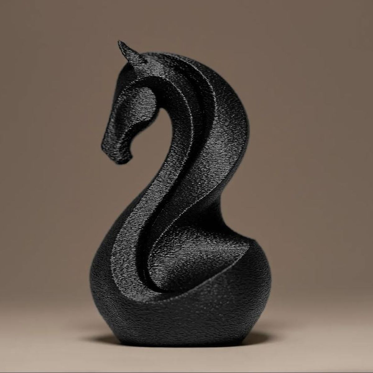 GENERICO - ADORNO EXCLUSIVO CABALLO NEGRO  23cm x 13cm x 14cm