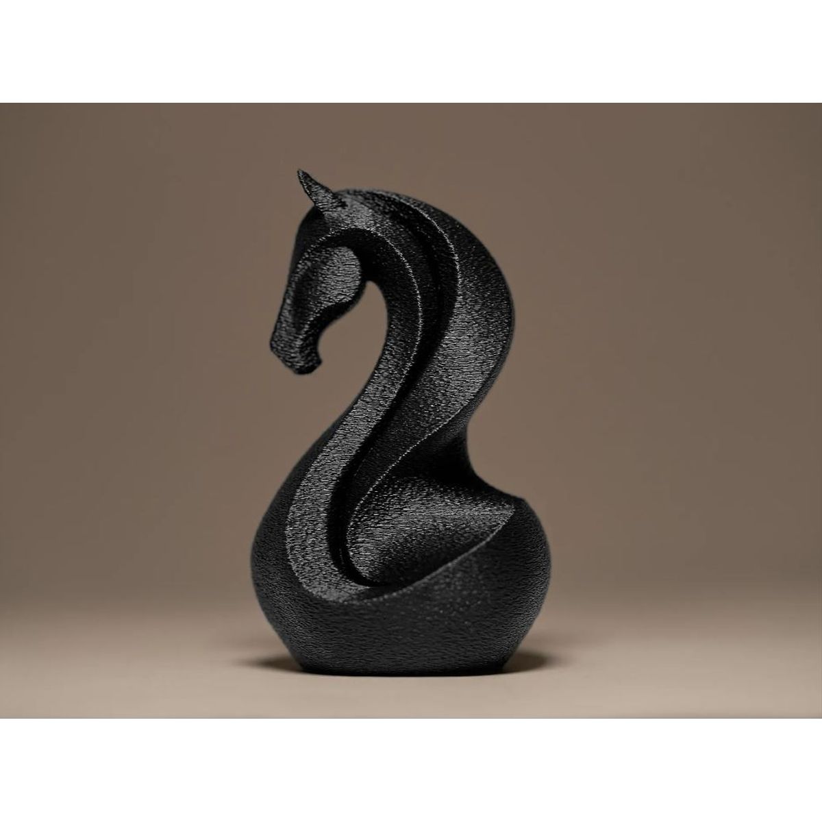 GENERICO - ADORNO EXCLUSIVO CABALLO NEGRO  23cm x 13cm x 14cm