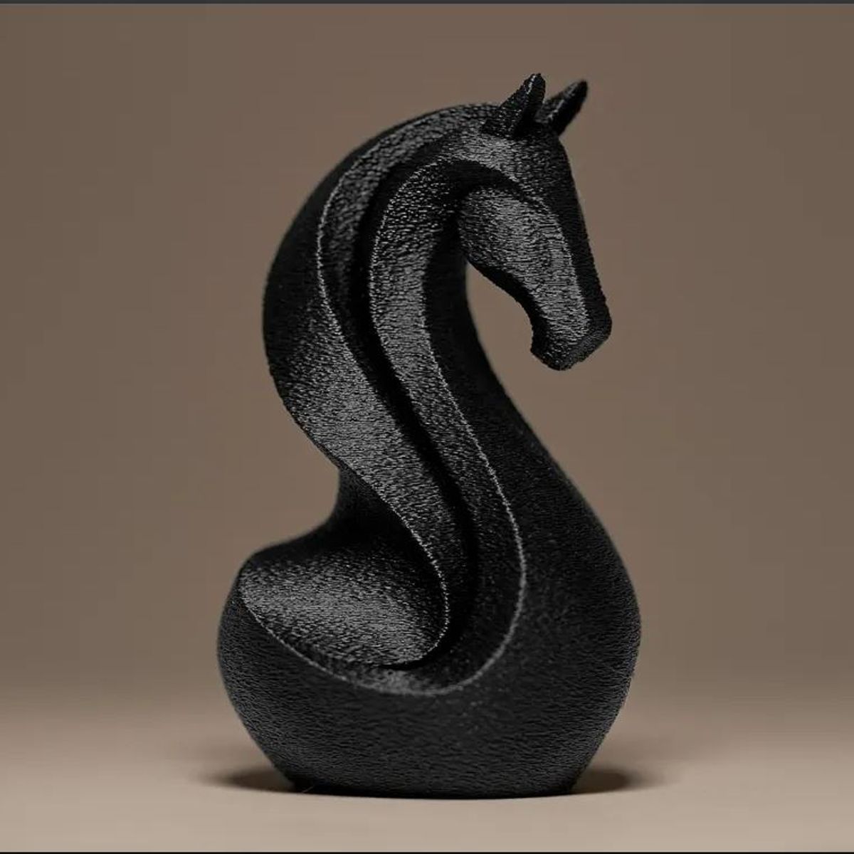 GENERICO - ADORNO EXCLUSIVO CABALLO NEGRO  23cm x 13cm x 14cm