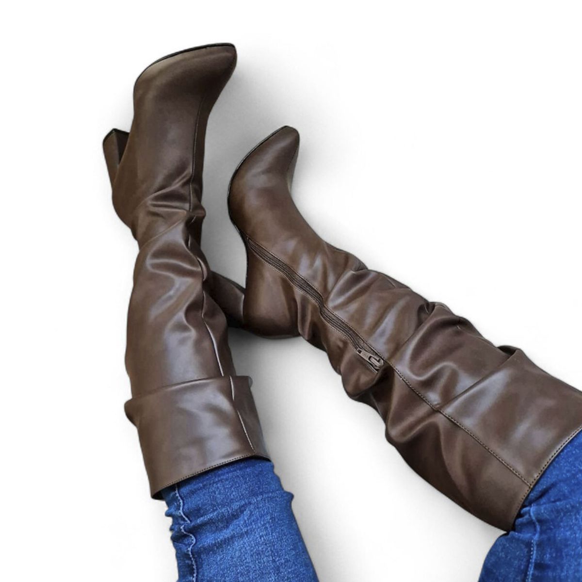 GENERICO - Bota Mujer Shopping Chic Taco 7 1177 5C-80 Color Marron