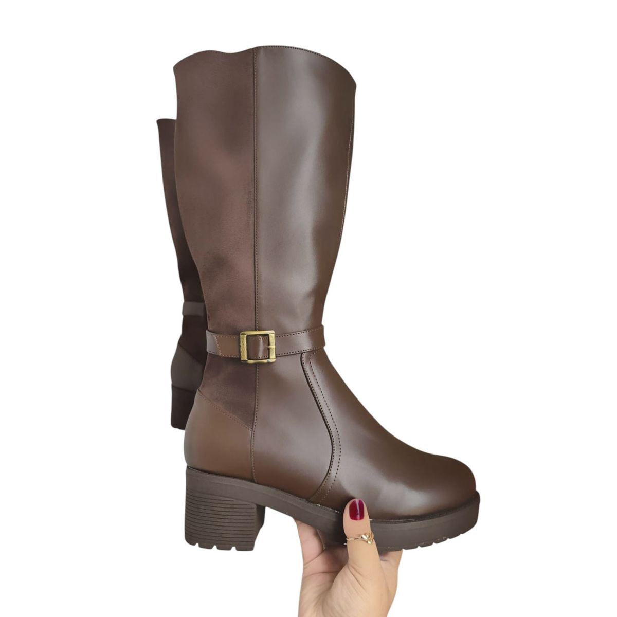 GENERICO - Bota Mujer Spanso Taco 5 1177 5C-70 Color Marron