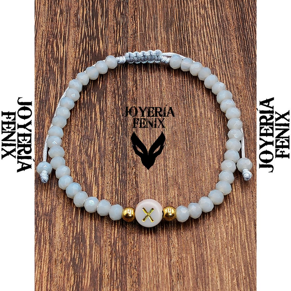 JOYERIA FENIX - Pulsera Letra Inicial - Colores