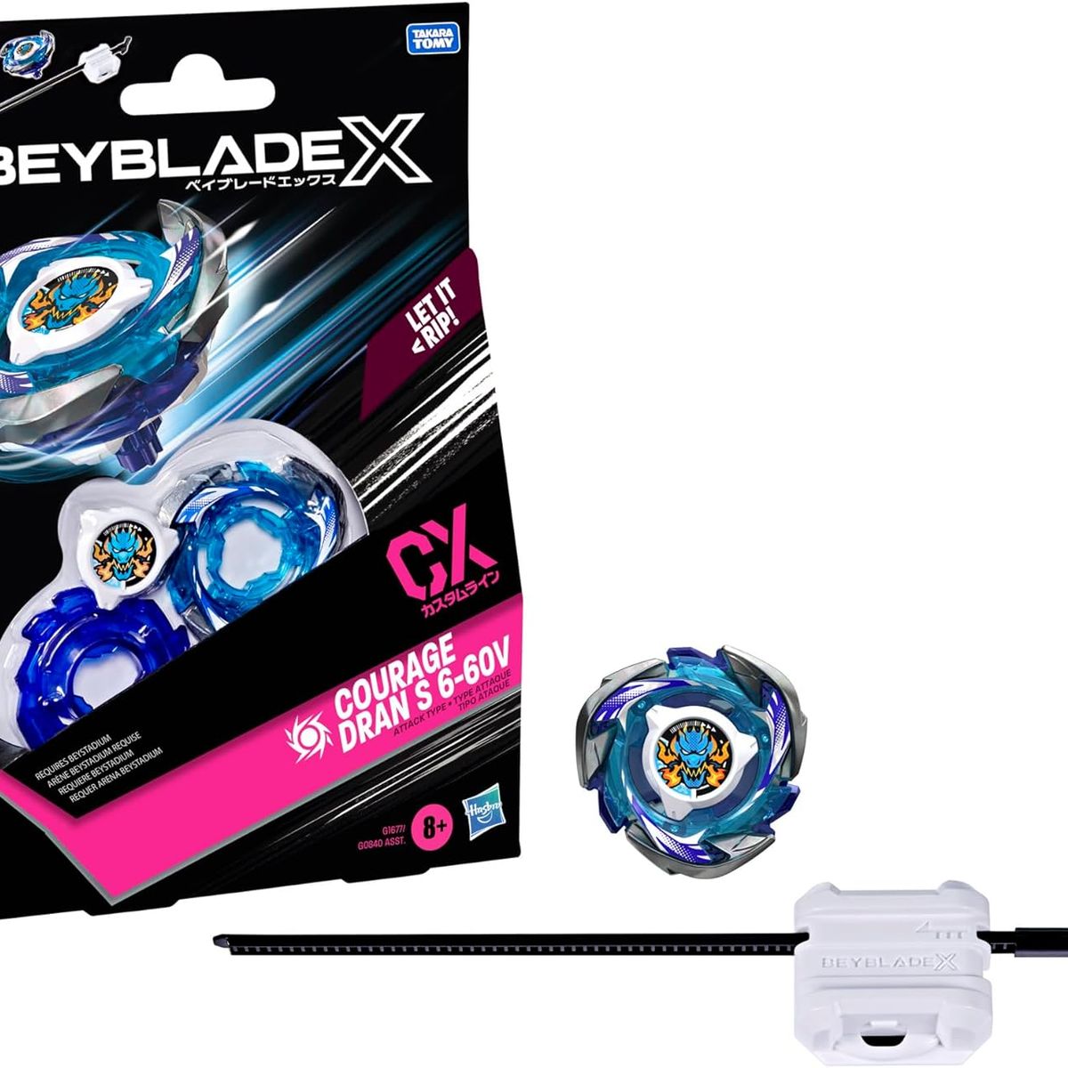 TAKARA TOMY - BEYBLADE X COURAGE DRAN S 6-60V CX MARCA HASBROTAKARA TOMY