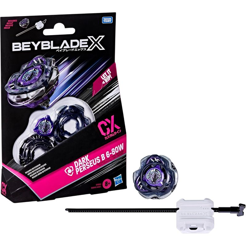 TAKARA TOMY - BEYBLADE X DARK PERSEUS B 6-80W CX MARCA HASBROTAKARA TOMY
