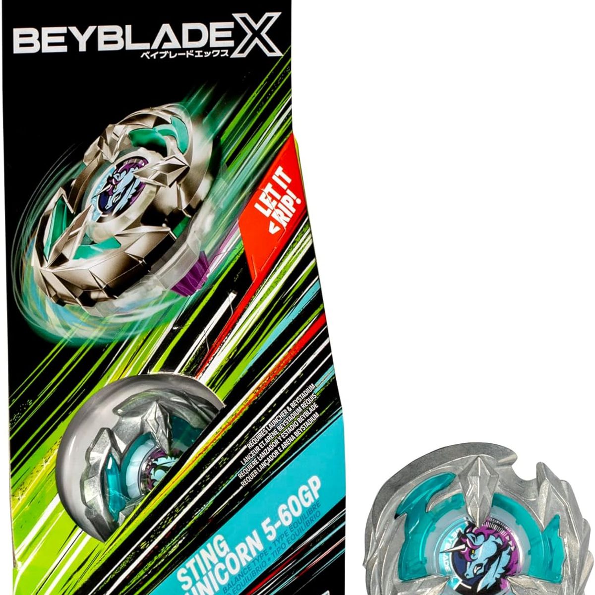 TAKARA TOMY - BEYBLADE STING UNICORN 5-60GP MARCA HASBROTAKARA TOMY