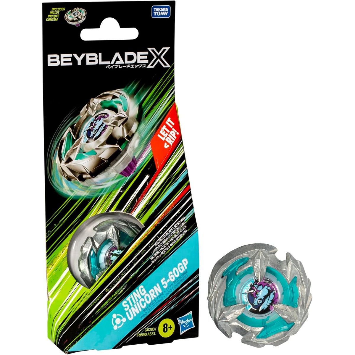 TAKARA TOMY - BEYBLADE STING UNICORN 5-60GP MARCA HASBROTAKARA TOMY