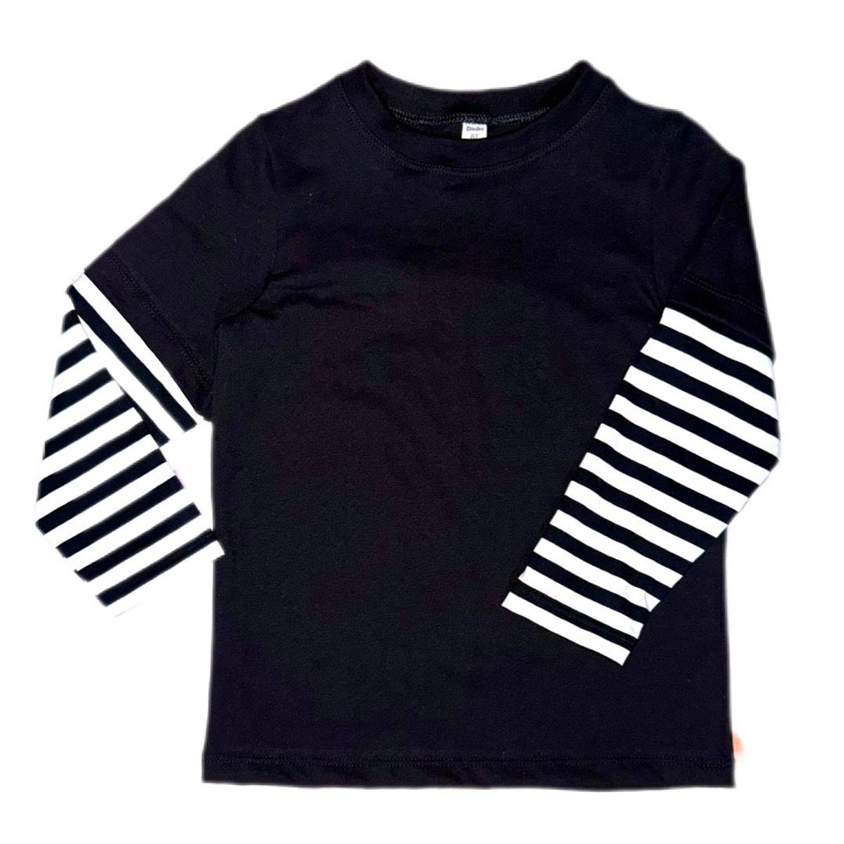 GENERICO - Polo Manga Larga con rayas Algodón