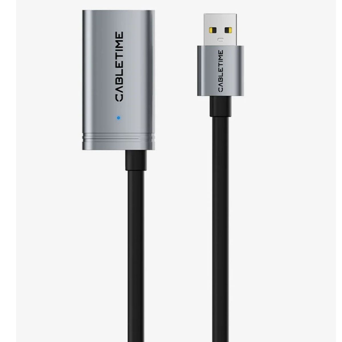 CABLETIME - Cable de Extensión 10m USB Cabletime CA19S Macho-hembra CT-AMAFA2-AG10