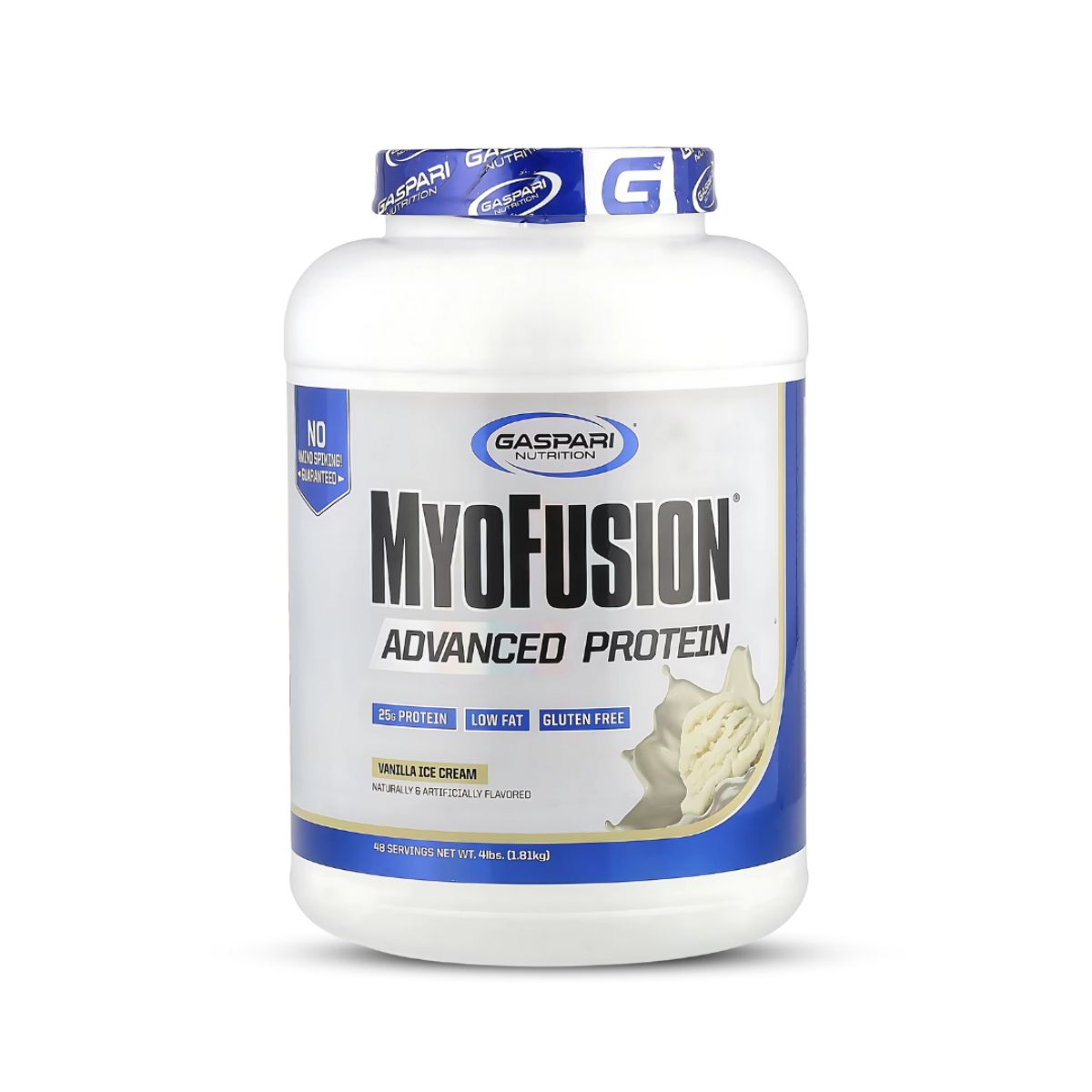 GASPARI NUTRITION - Myofusion Advanced Protein 4 LB - Gaspari Nutrition Vainilla Ice cream + Shaker