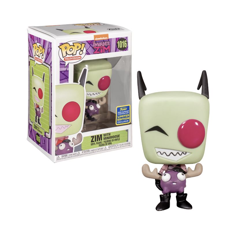 FUNKO - Zim with Minimoose Funko Pop 1016 Invazor Zim Exclusivo