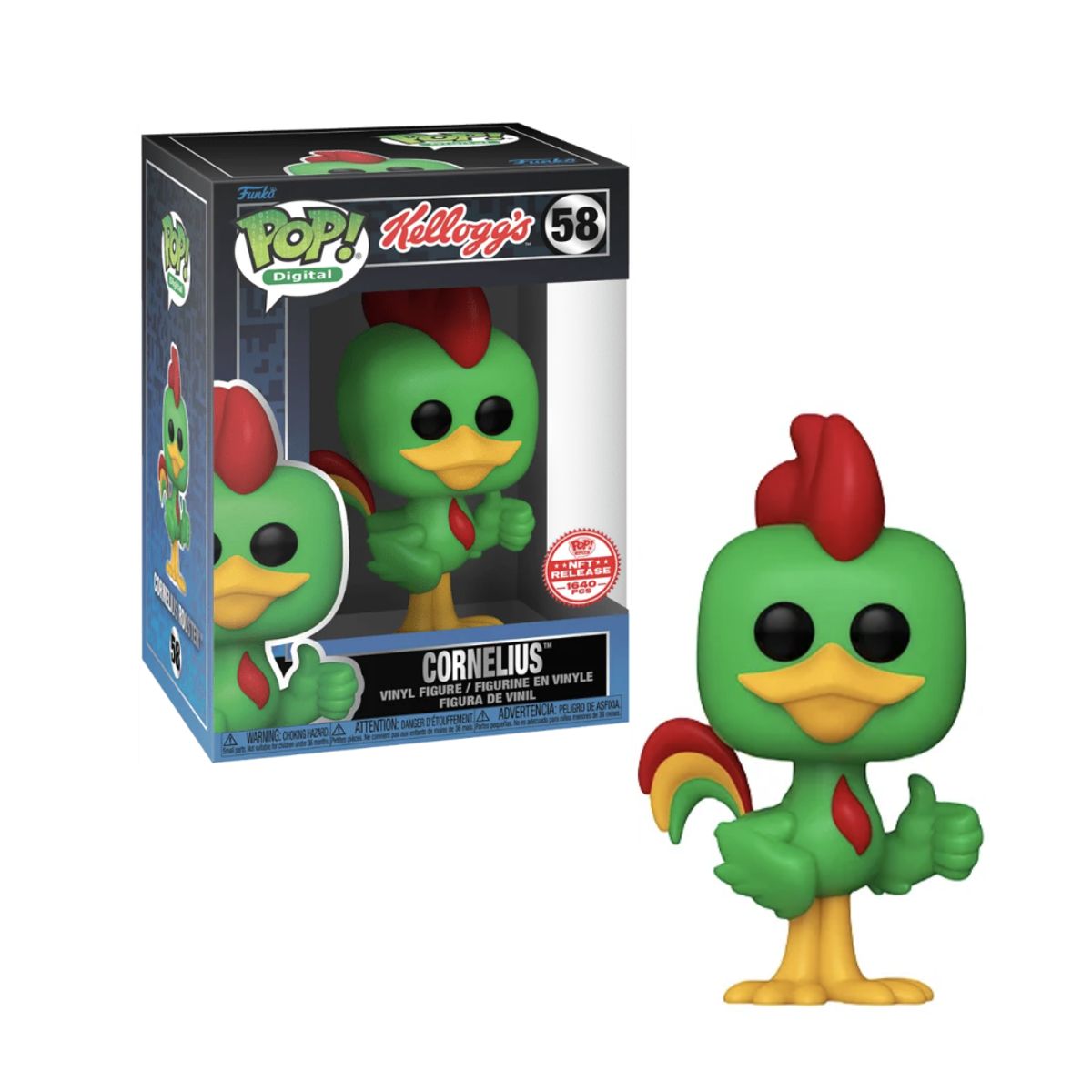 FUNKO - Crornelius Funko Pop 58 Kellogg NFT Limitado 1640 Piezas