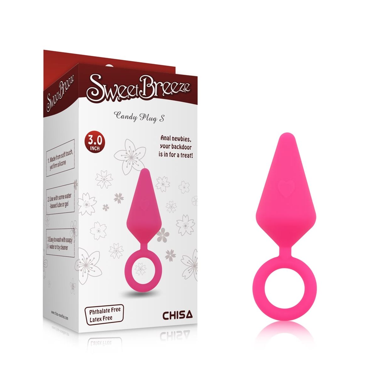 CHISA - Plug Anal Candy S Rosado Talla S Chisa
