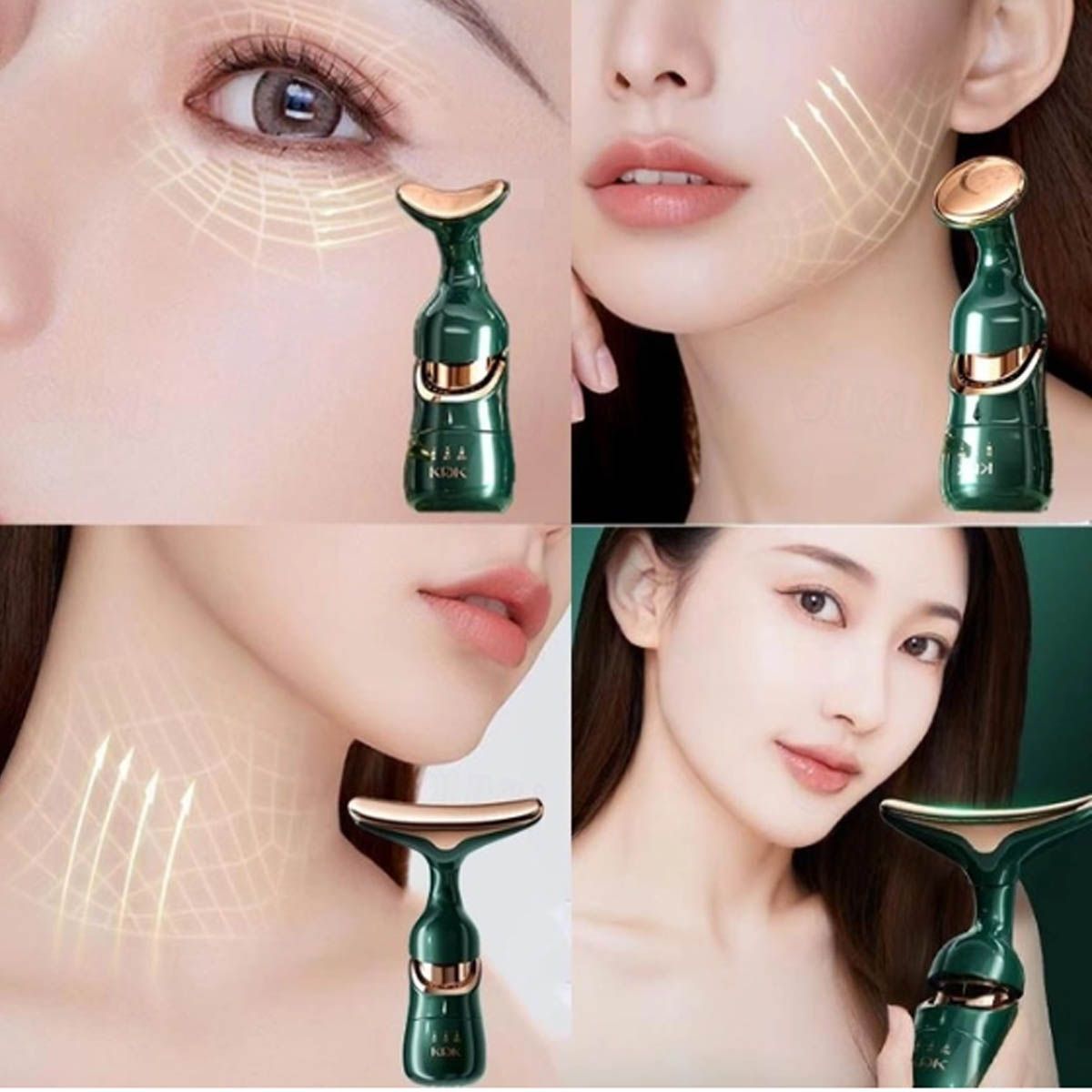 GENERICO - MASAJEADOR ROSTRO PAPADA CUELLO INTELIGENTE PORTABLE