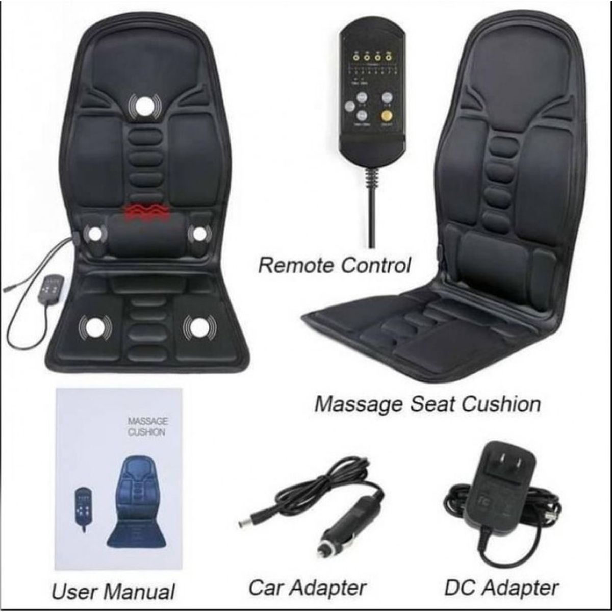 GENERICO - Forro Silla Masajeadora Portatil para Auto