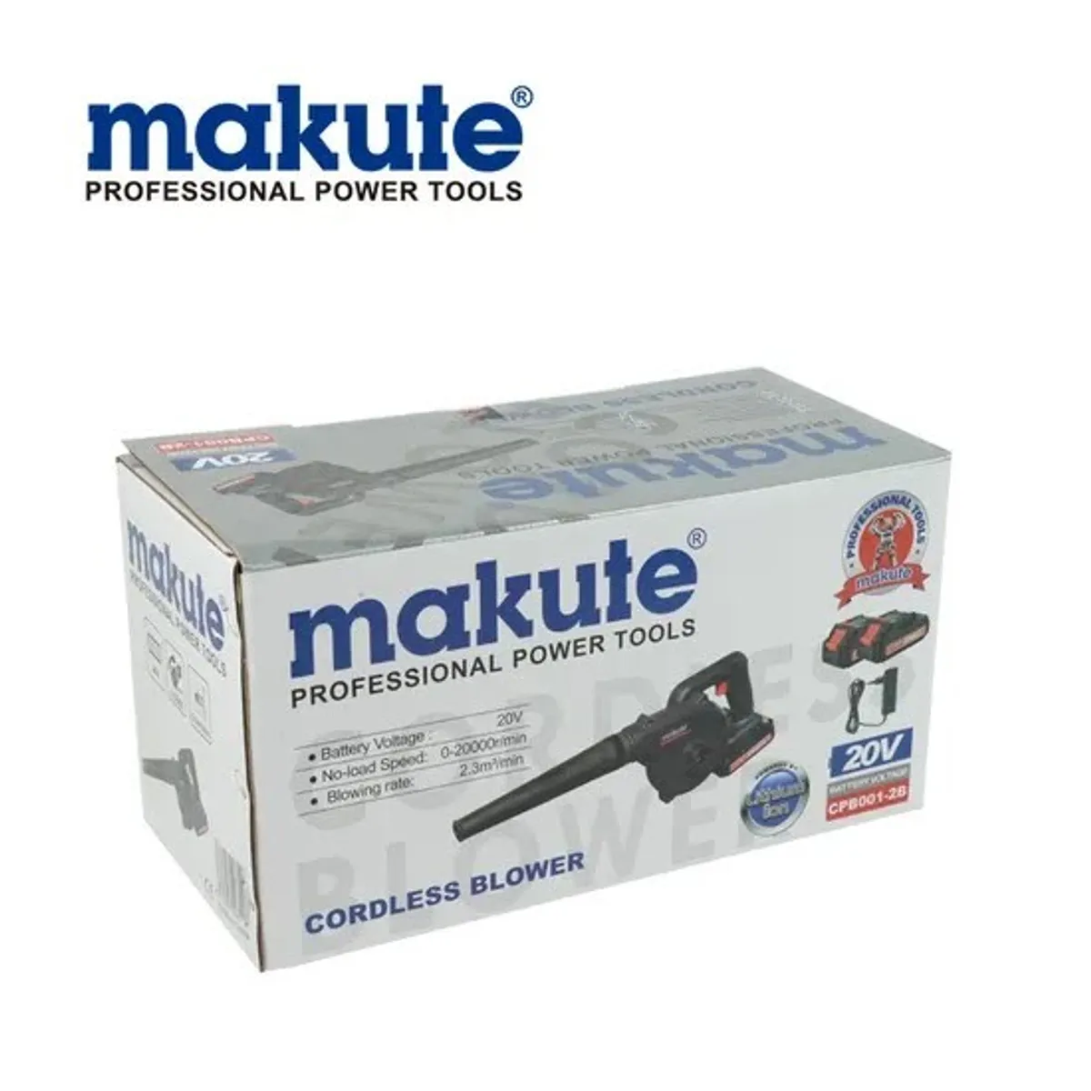 MAKUTE - Soplador de Aire Inalámbrico Makute de 20V