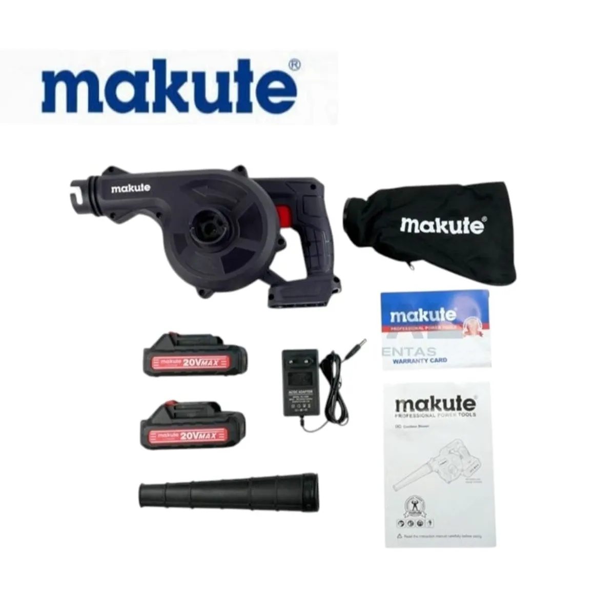 MAKUTE - Soplador de Aire Inalámbrico Makute de 20V